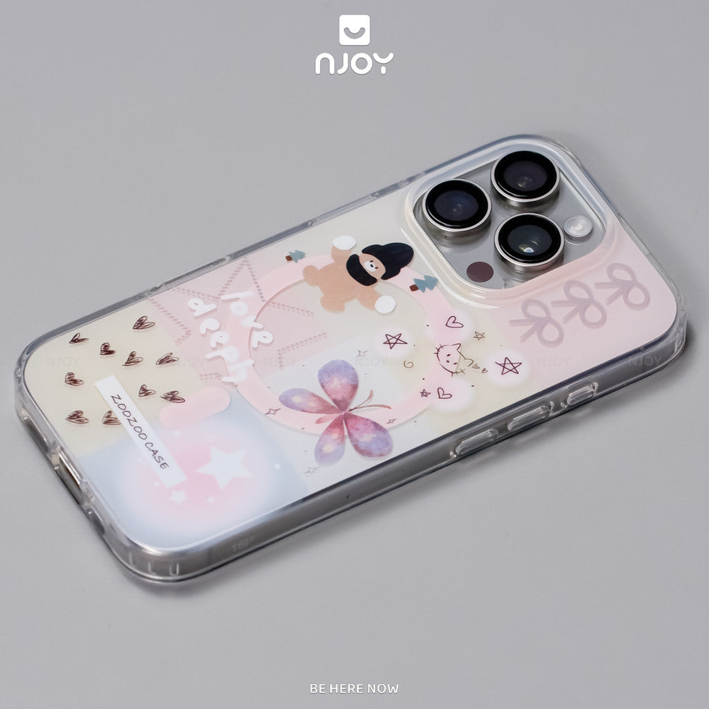 Ốp lưng in hình bowknot chiếc nơ kèm giá đỡ PopSocket — iPhone 14 Pro — ảnh 5