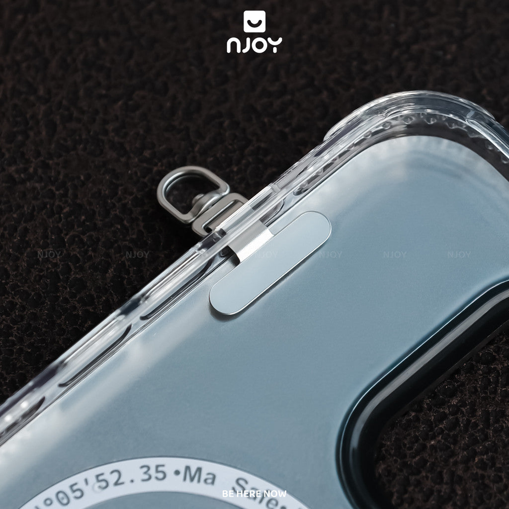 Tag hợp kim mỏng siêu nhỏ gọn xoay 360 độ hỗ trợ gắn cho dây đeo điện — ảnh 3