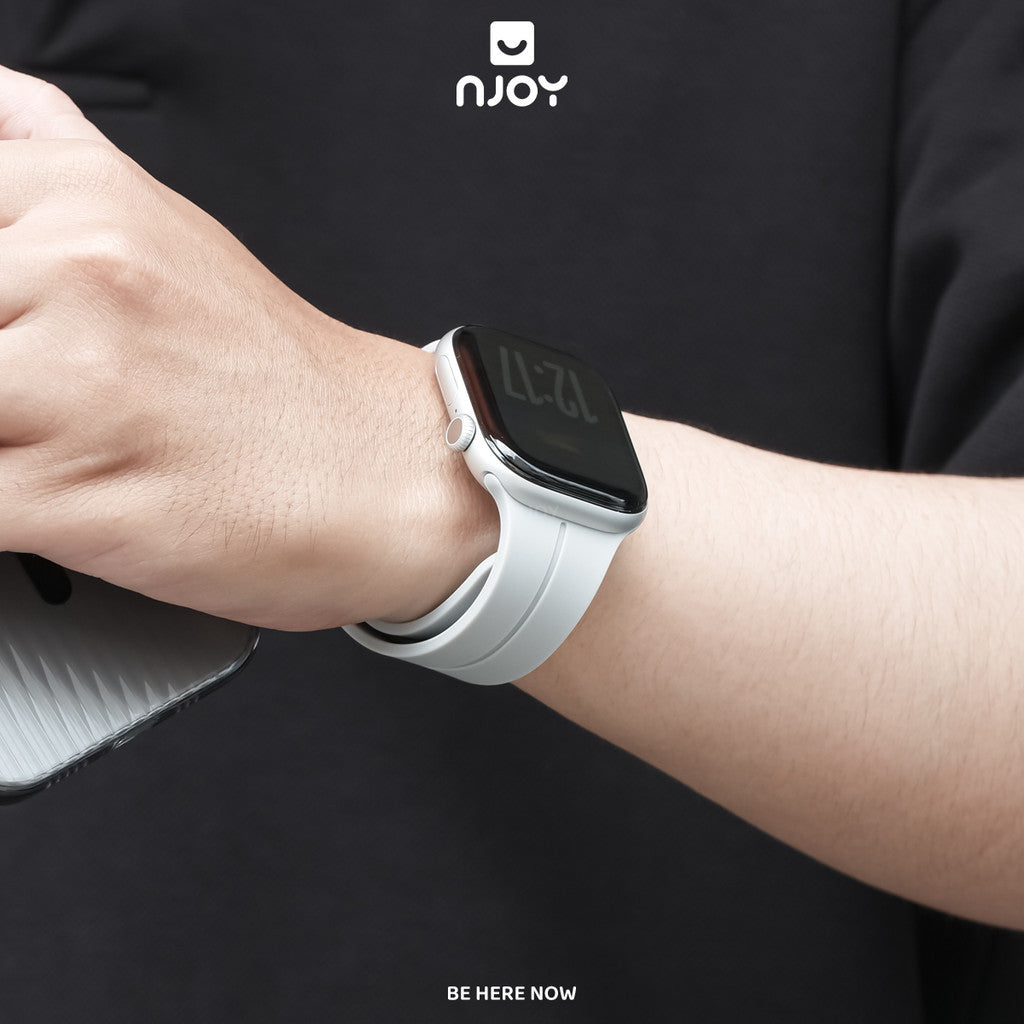 Dây đeo silicon khoá nam châm thay thế — Apple Watch 45mm