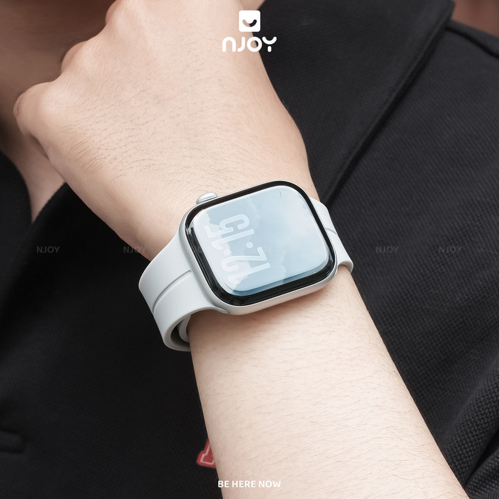 Dây đeo silicon khoá nam châm thay thế — Apple Watch 45mm — ảnh 8