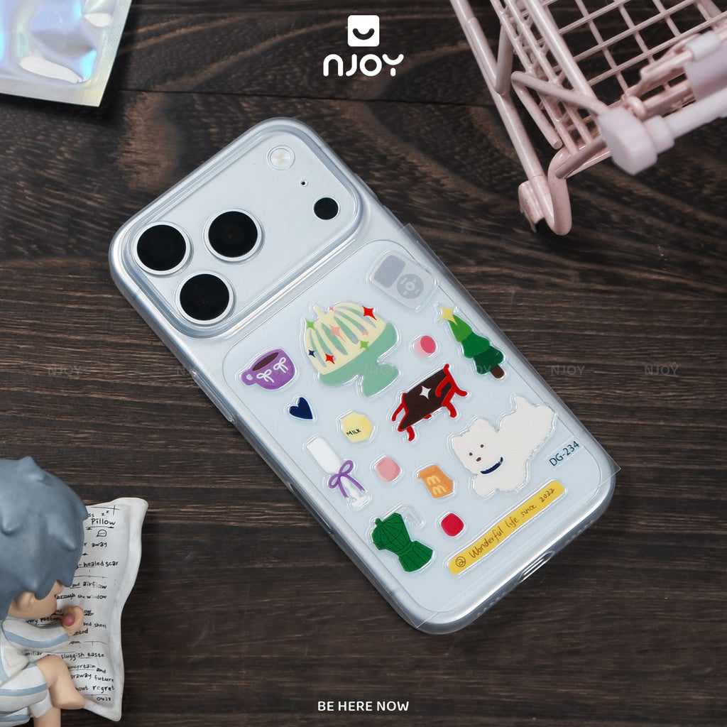 Sticker nổi 3D dán trang trí ốp lưng điện thoại iPhone máy tính bảng — ảnh 14