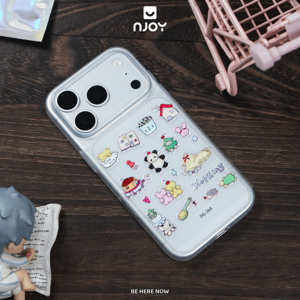 Sticker nổi 3D dán trang trí ốp lưng điện thoại iPhone máy tính bảng — ảnh 8