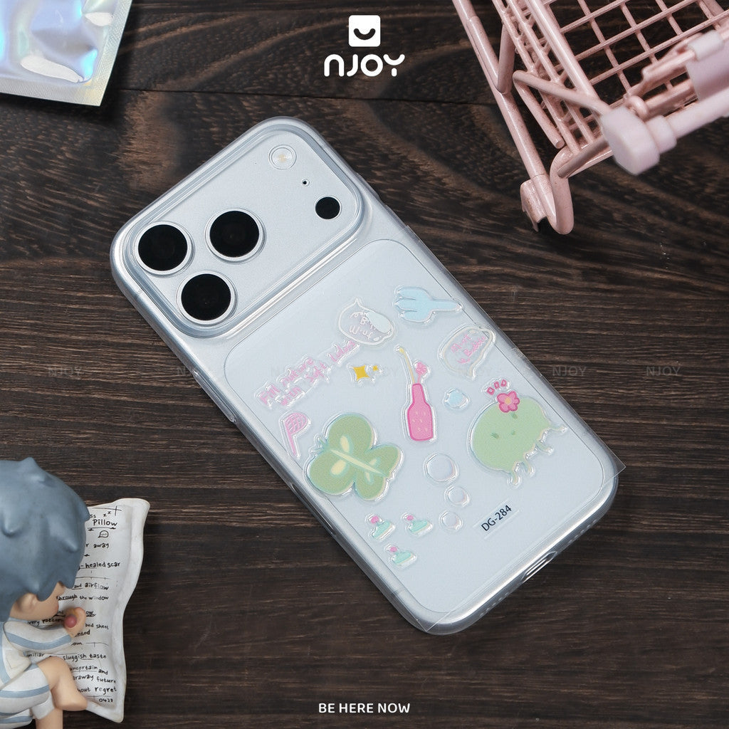 Sticker nổi 3D dán trang trí ốp lưng điện thoại iPhone máy tính bảng — ảnh 13