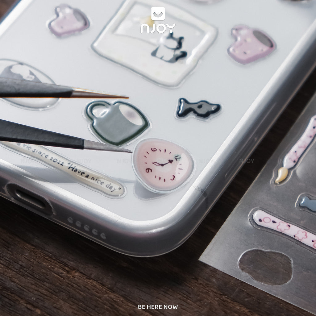 Sticker nổi 3D dán trang trí ốp lưng điện thoại iPhone máy tính bảng — ảnh 5