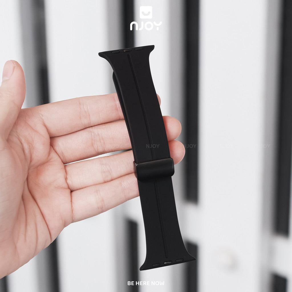 Dây đeo silicon khoá nam châm thay thế — Apple Watch 45mm — ảnh 14