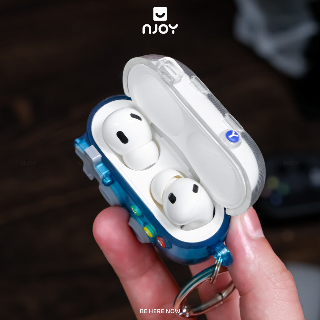 Vỏ ốp trong suốt game bảo vệ tai nghe AirPods Pro 3 Pro 2 — AirPods 4 — ảnh 7