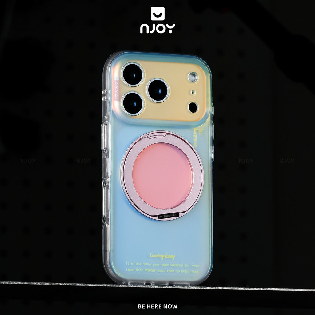 Ốp lưng ombre gradient có giá đỡ xoay 360 độ sạc — iPhone 14 Pro — ảnh 11