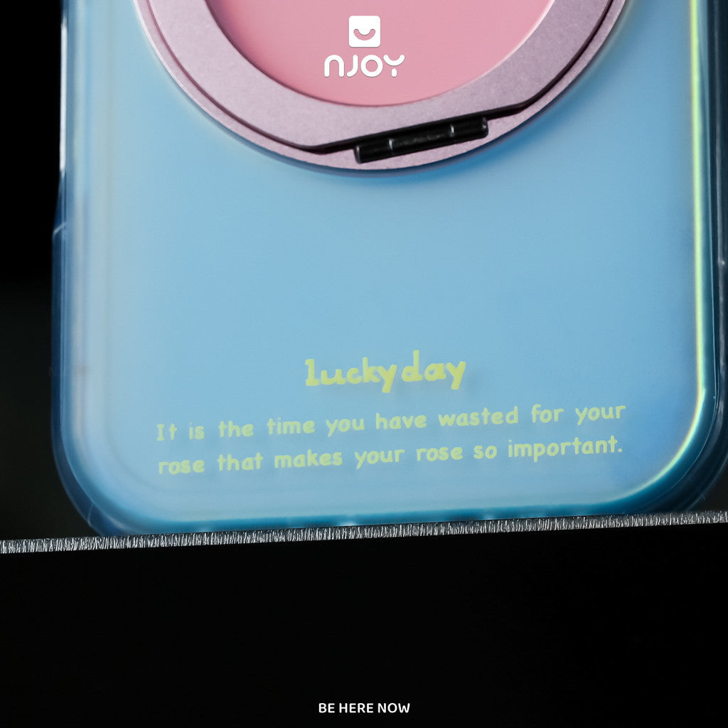 Ốp lưng ombre gradient có giá đỡ xoay 360 độ sạc — iPhone 14 Pro — ảnh 8
