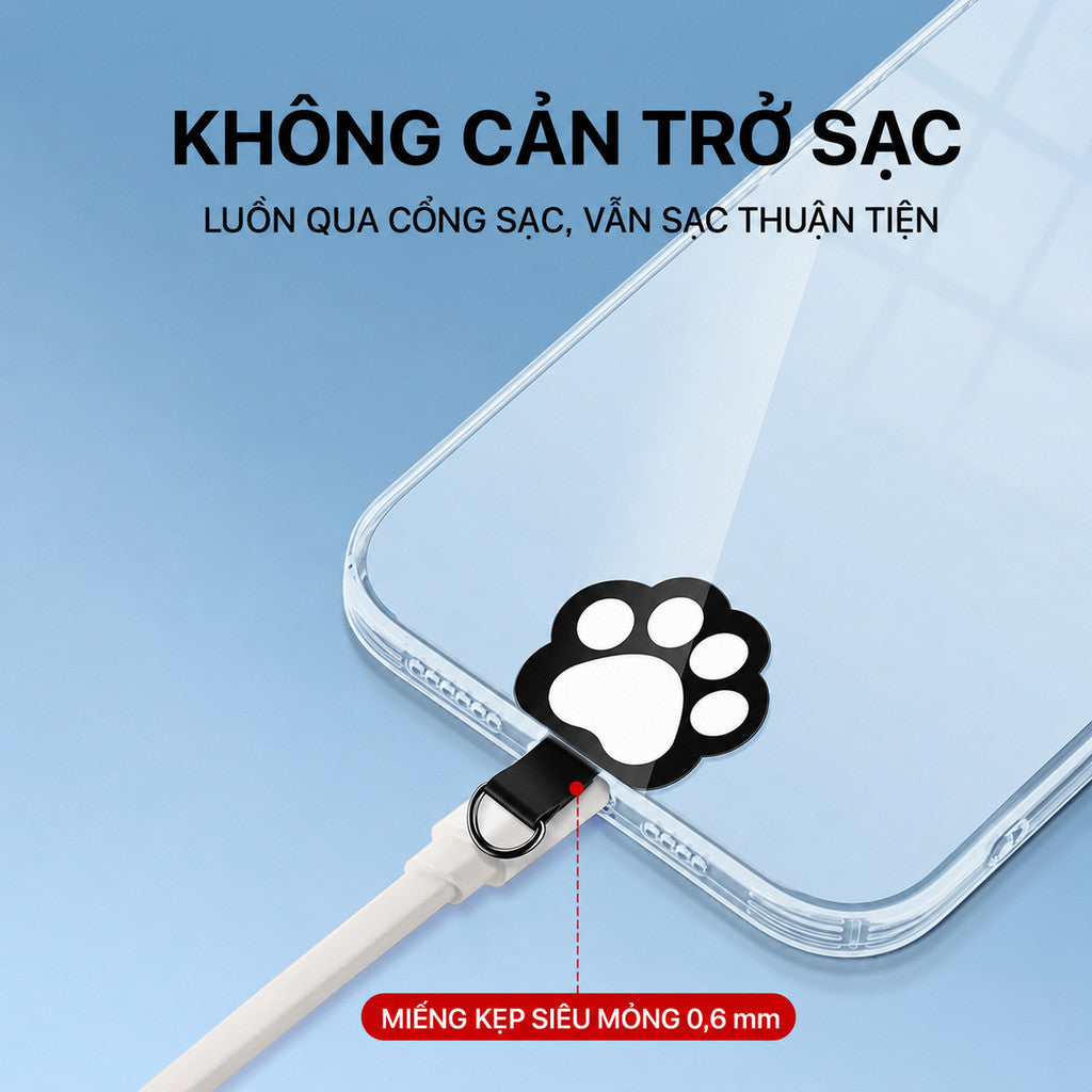 Tag treo hình mèo dễ thương siêu mỏng nhiều màu hỗ trợ gắn cho dây — ảnh 2