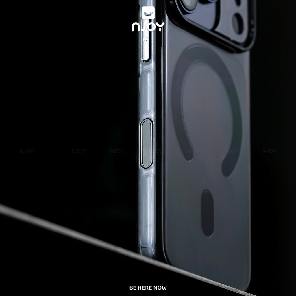 Ốp trong suốt chống sốc nhựa cứng không ố vàng nút — iPhone 17 Pro — ảnh 4