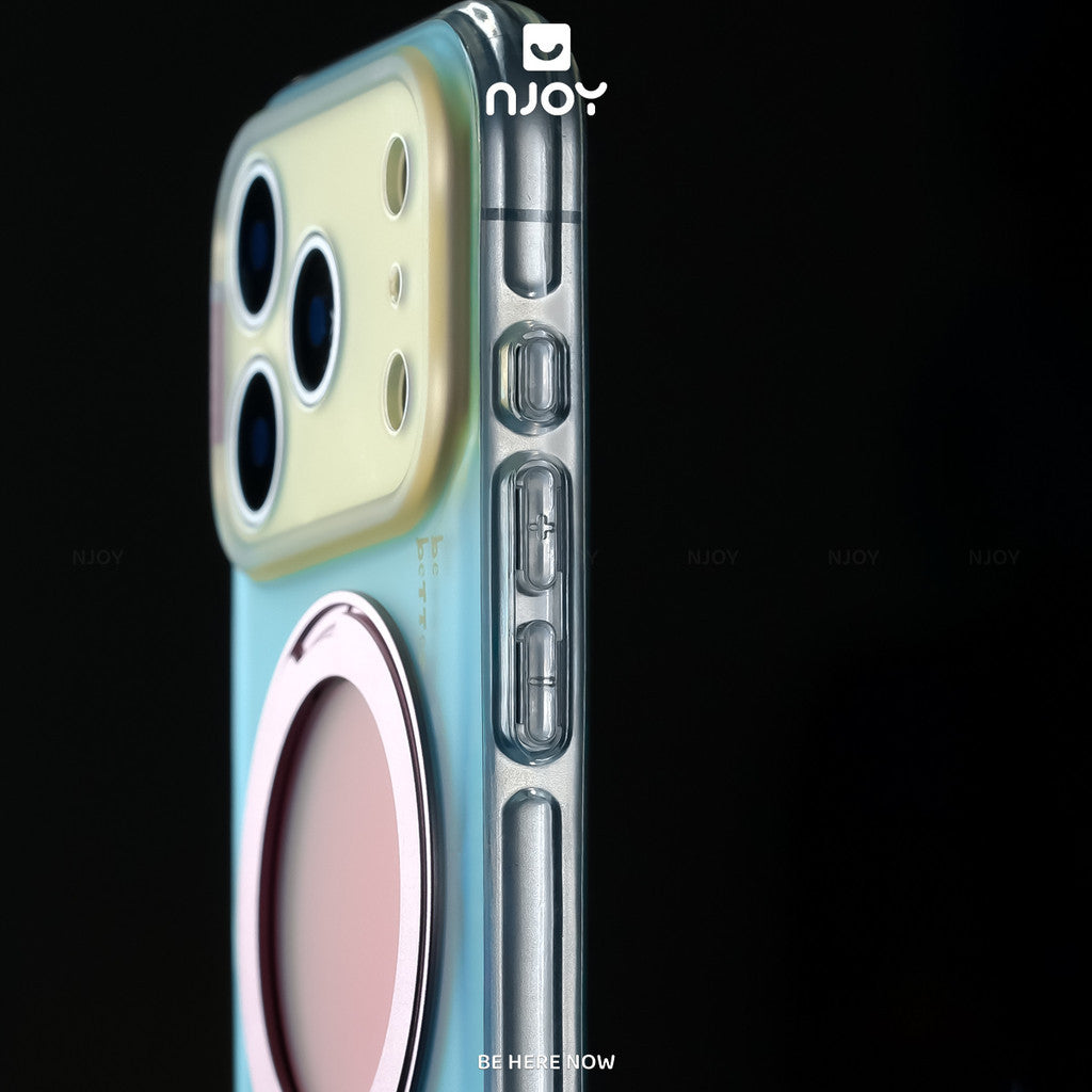 Ốp lưng ombre gradient có giá đỡ xoay 360 độ sạc — iPhone 14 Pro — ảnh 2