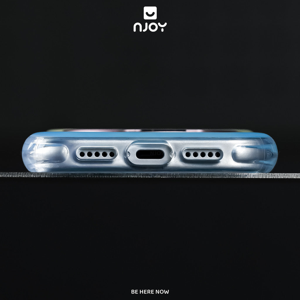 Ốp lưng ombre gradient có giá đỡ xoay 360 độ sạc — iPhone 14 Pro — ảnh 4