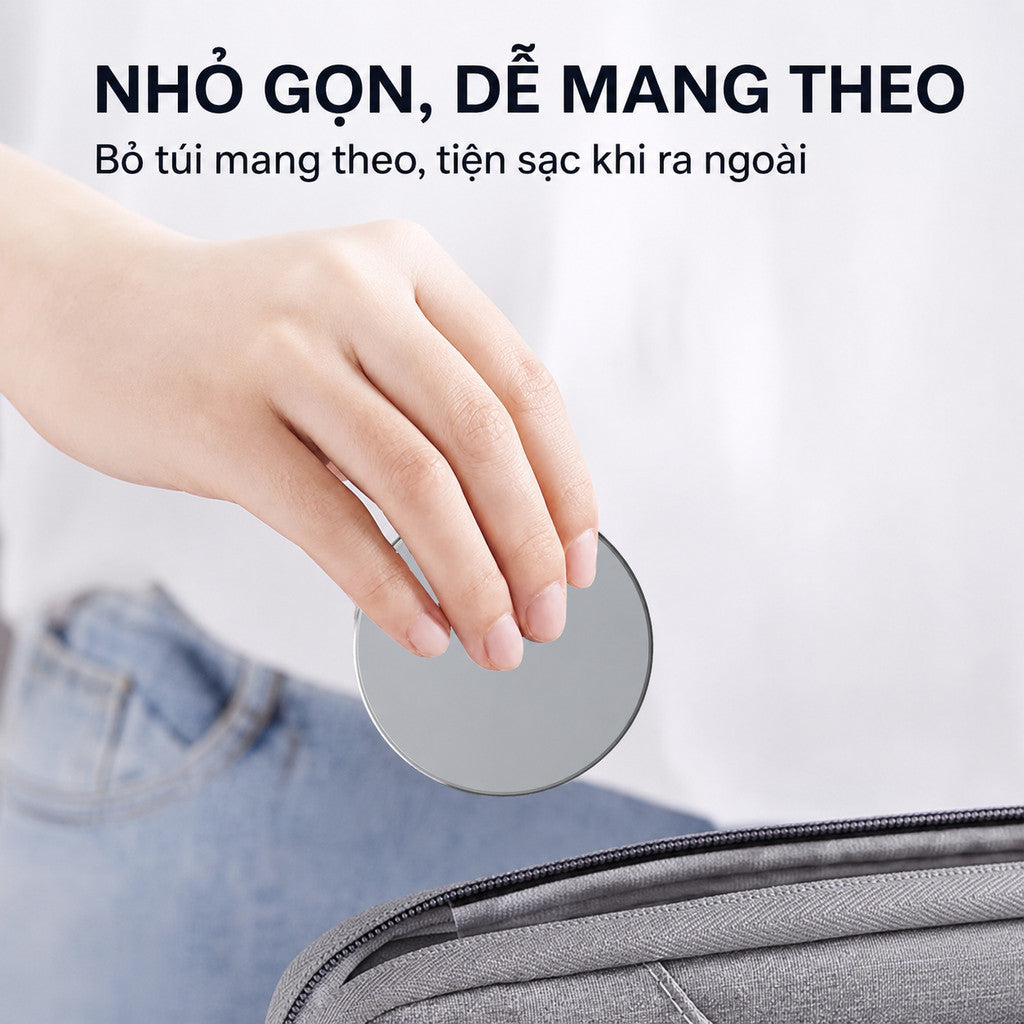 Đế sạc không dây chuẩn Qi2 sạc nhanh 15W — ảnh 3