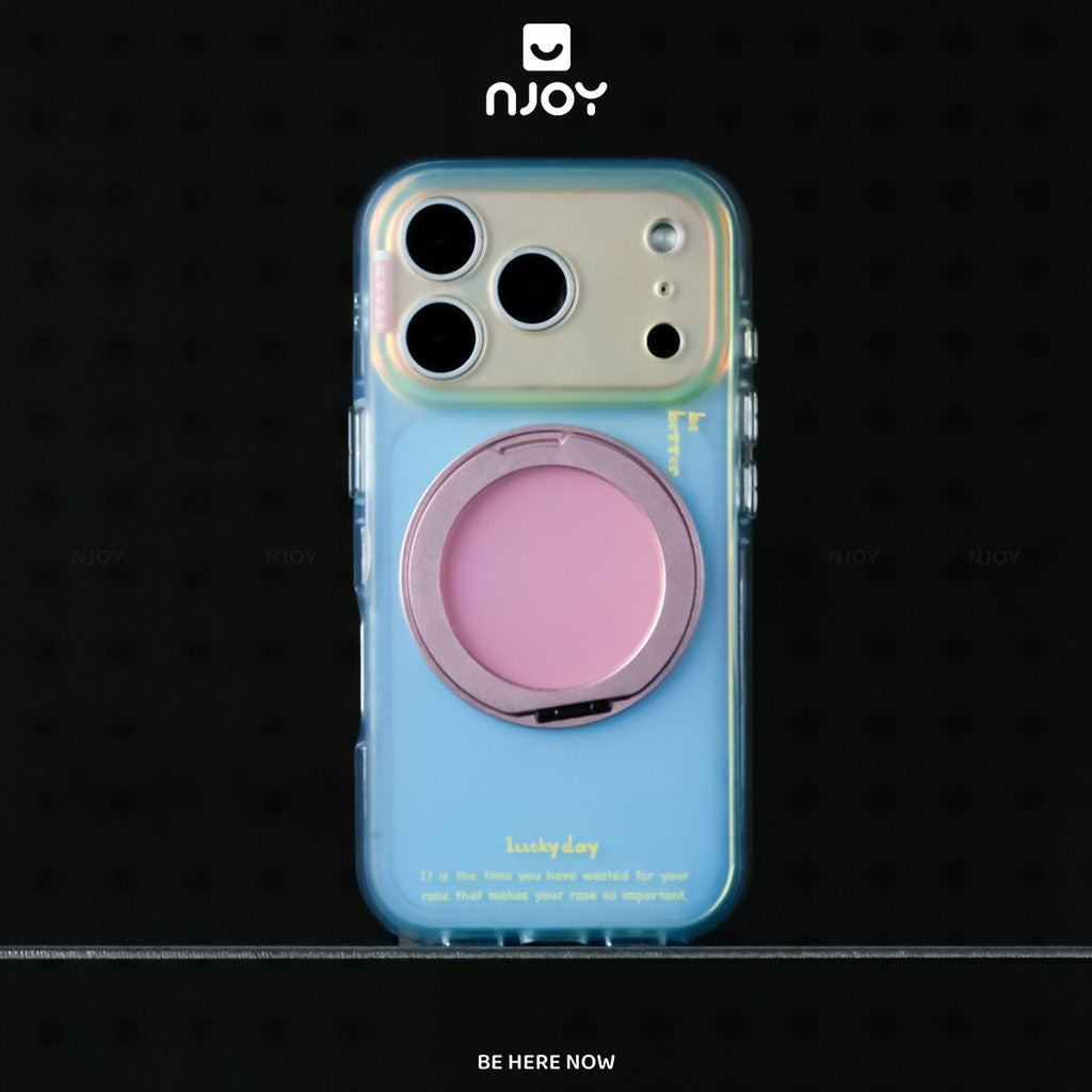 Ốp lưng ombre gradient có giá đỡ xoay 360 độ sạc — iPhone 14 Pro — ảnh 7