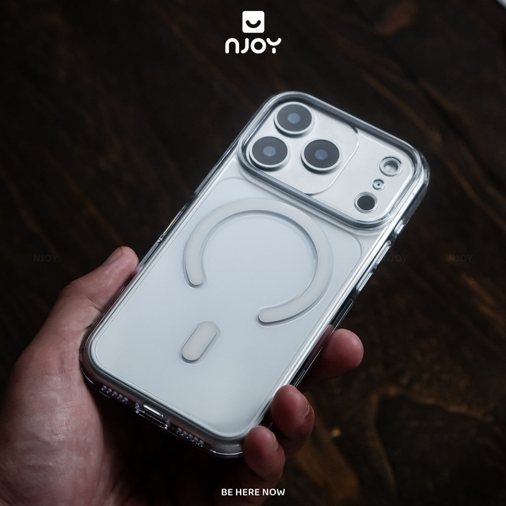 Ốp trong suốt chống sốc nhựa cứng không ố vàng nút — iPhone 17 Pro — ảnh 8