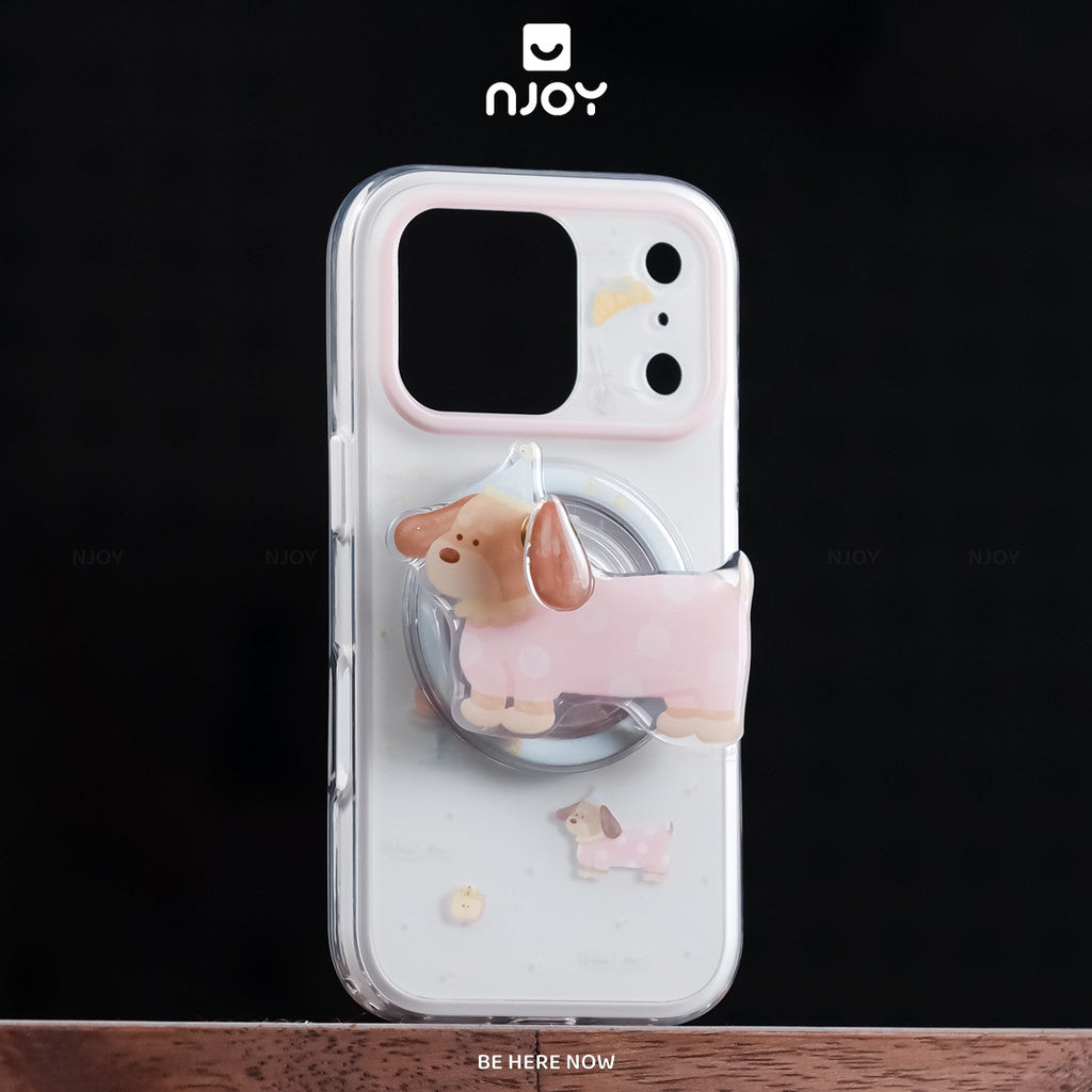 Ốp lưng in hình pupday chó dễ thương kèm PopSocket — iPhone 14 Pro — ảnh 9