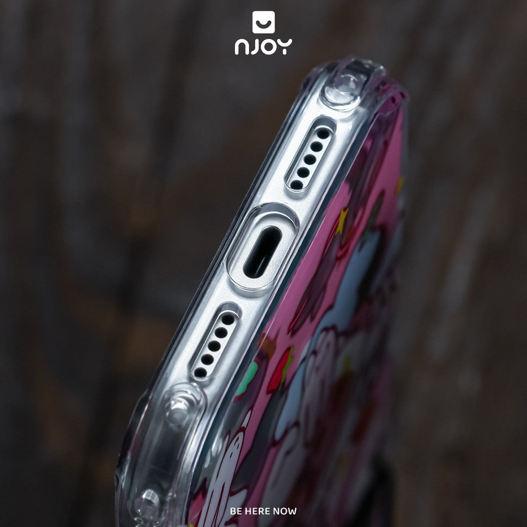 Ốp in hình chó mèo thỏ dễ thương phản quang chống sốc — iPhone 14 Pro — ảnh 6