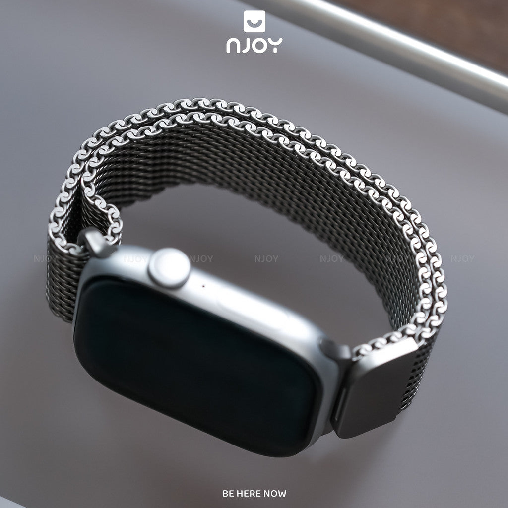 Dây đeo thép không gỉ cao cấp thay thế — Apple Watch 45mm — ảnh 8