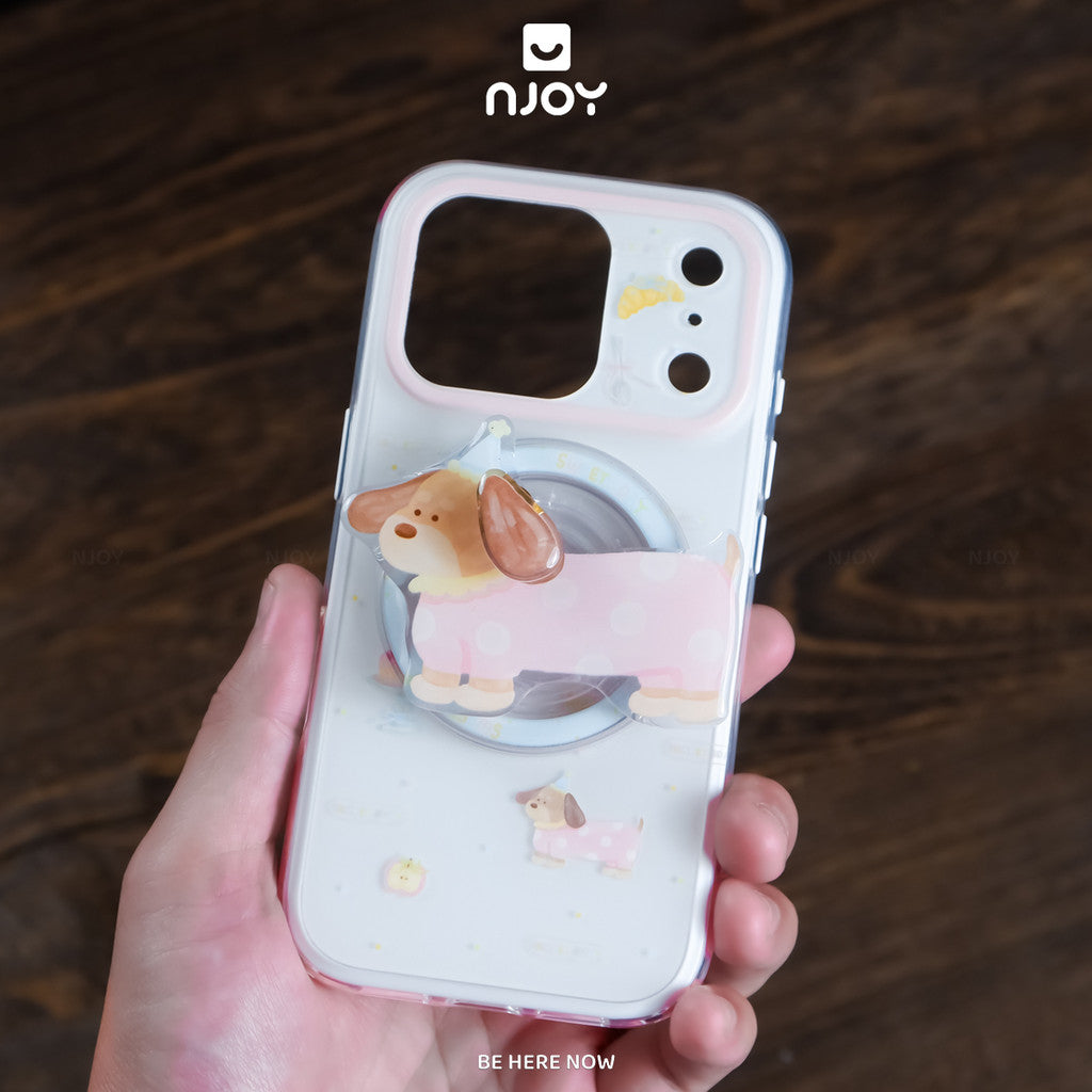 Ốp lưng in hình pupday chó dễ thương kèm PopSocket — iPhone 14 Pro — ảnh 8